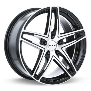 RTX Wheels – Parallel – Black – 17″x7.5″ 40mm – Summer Wheels – 081941